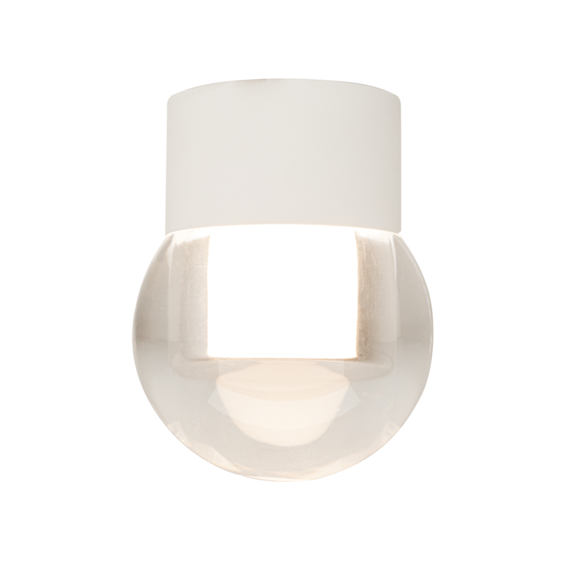 Plafonnier ZAMBELIS D100 6W DESIGN Blanc Sable 25307
