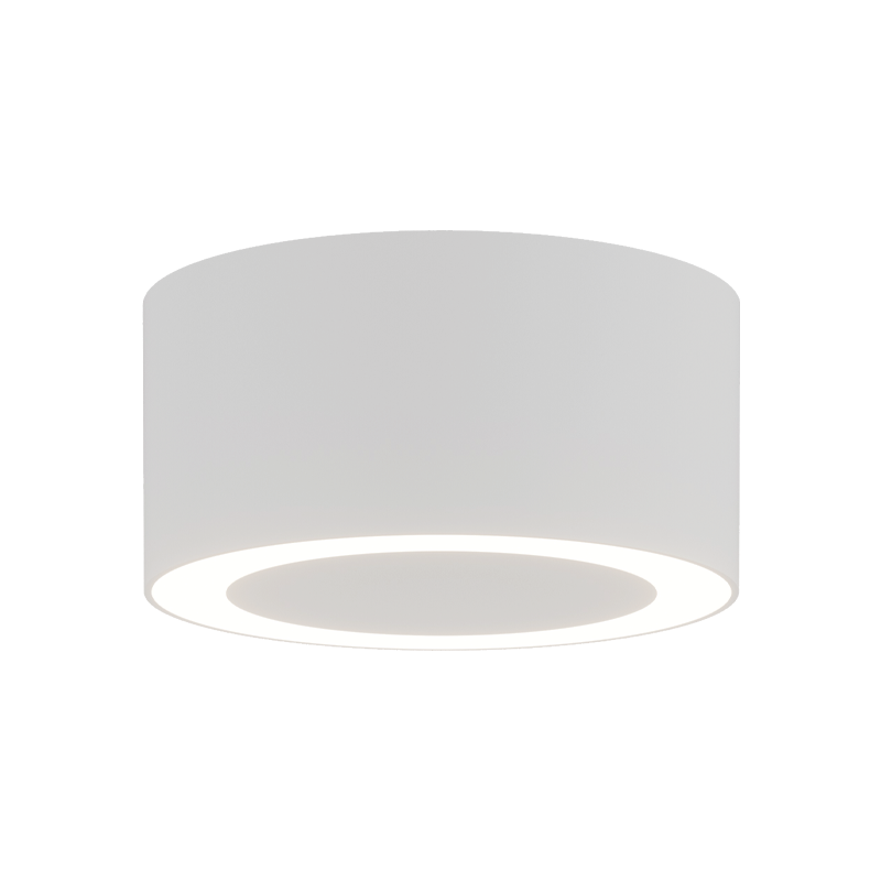 Plafonnier ZAMBELIS D100 7W DESIGN Blanc Sable Avec Driver 25310