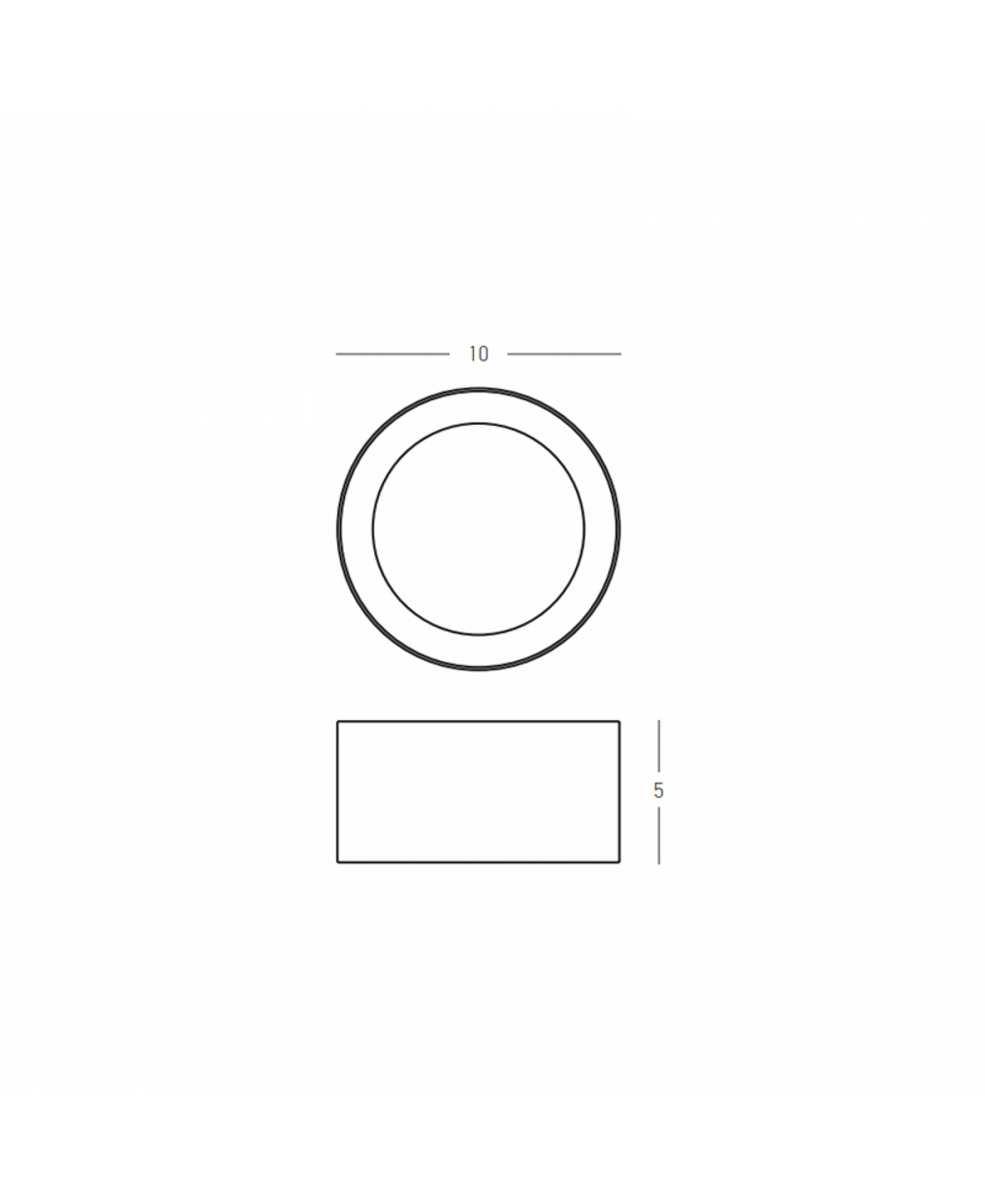Plafonnier ZAMBELIS 7W 3000K LED DESIGN Dore Mat 25311