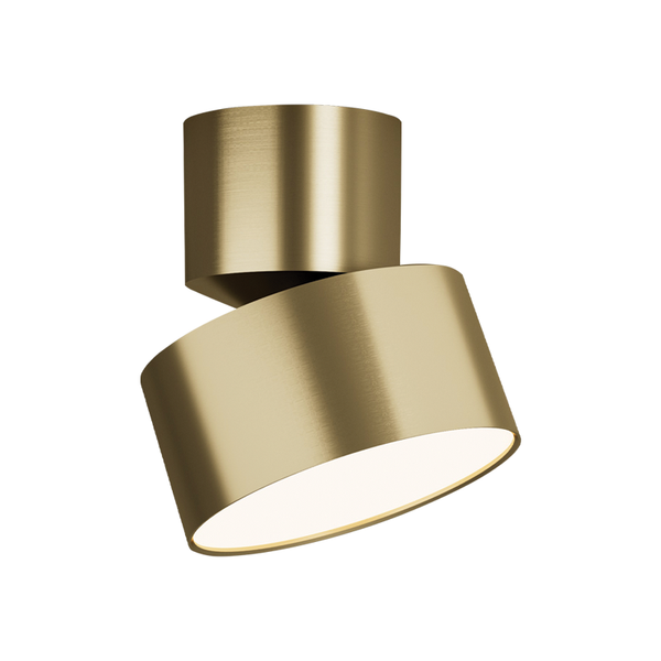 Plafonnier ZAMBELIS 10W 3000K LED Orientable DESIGN Dore Mat 25314 FS