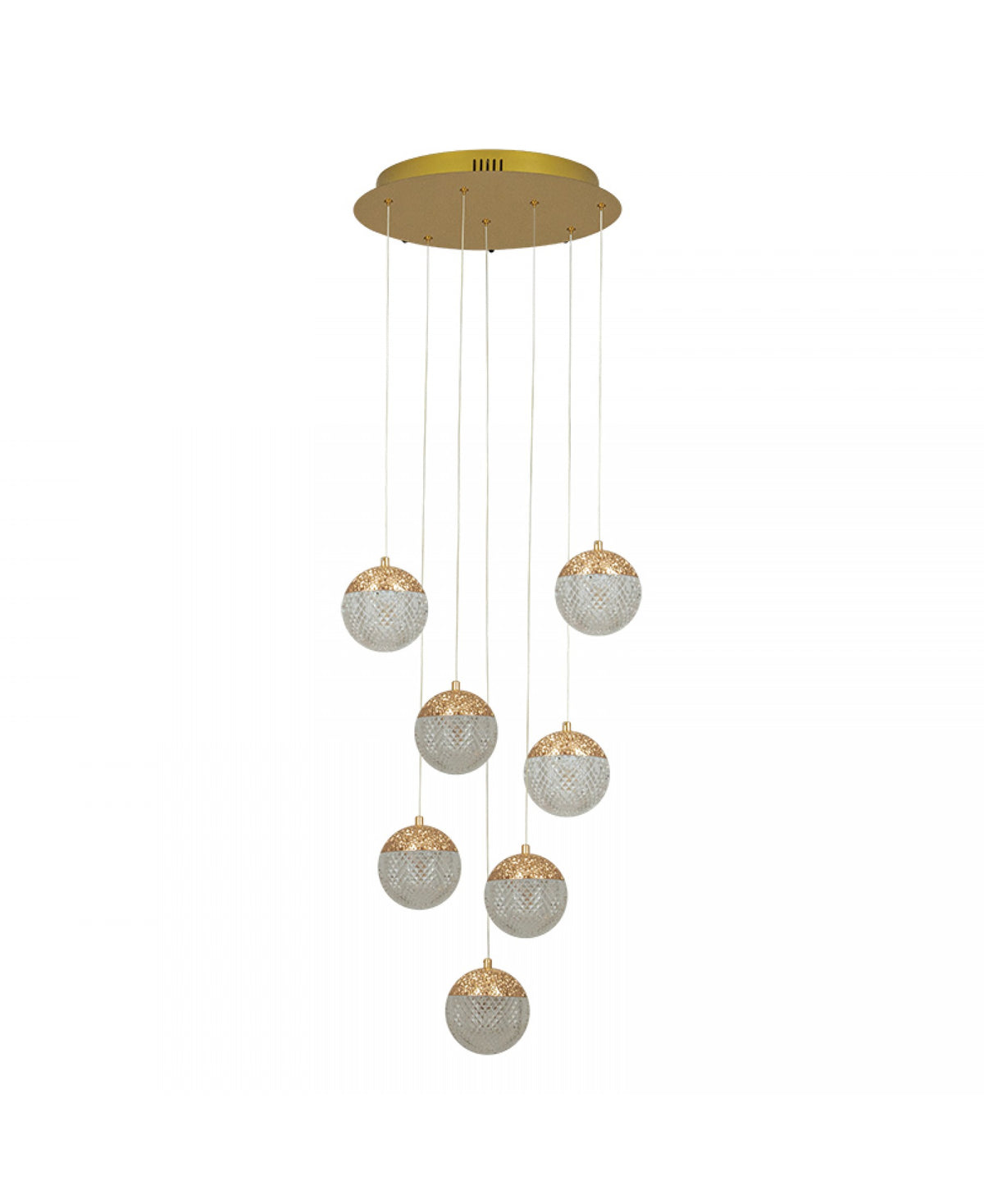 Suspension ZAMBELIS D430 52W Dimmable DESIGN Or Mat 25325