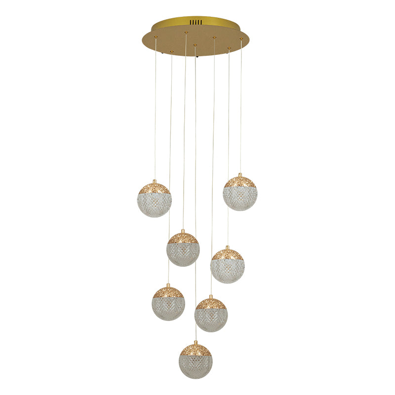 Suspension ZAMBELIS D430 52W Dimmable DESIGN Or Mat 25325