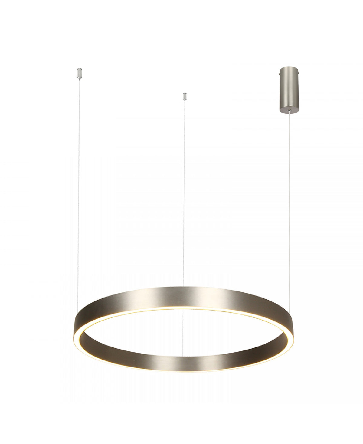 Suspension ZAMBELIS D600 59W Dimmable Direct/Indirect DESIGN Nickel Brosse 25366