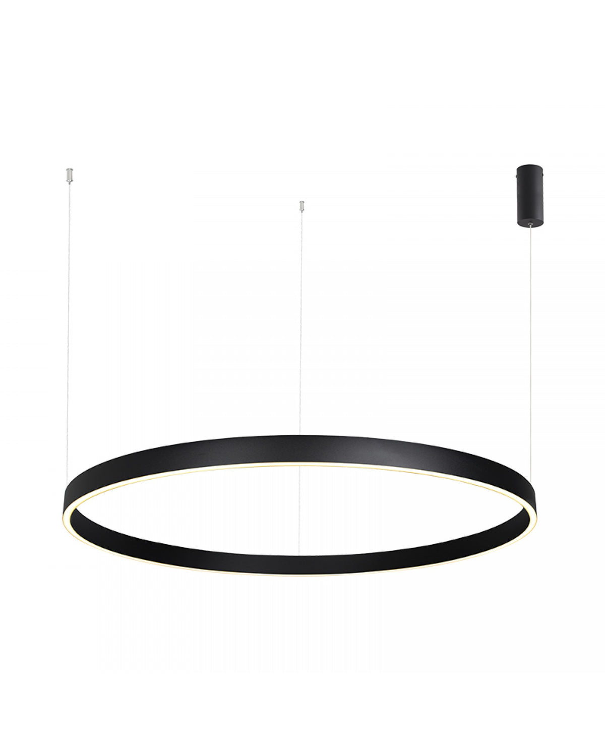 Suspension ZAMBELIS D1000 88W Dimmable Direct/Indirect DESIGN Noir Sable 25371