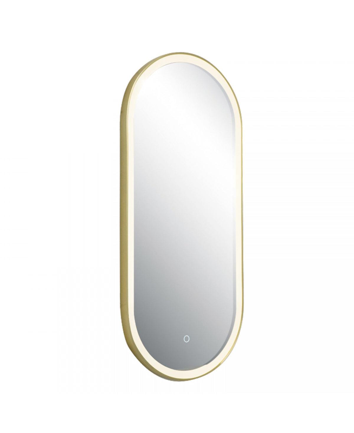 Miroir ZAMBELIS Tactile 18W CCT Dimmable IP44 DESIGN Or Anodise 25386