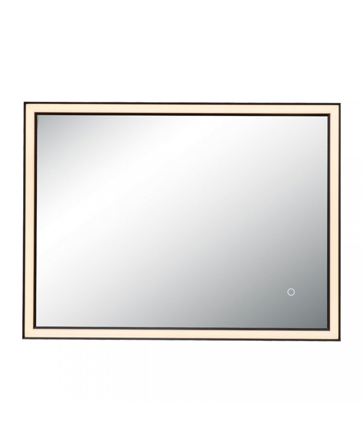 Miroir ZAMBELIS Tactile 23W CCT Dimmable IP44 DESIGN Noir Mat 25392