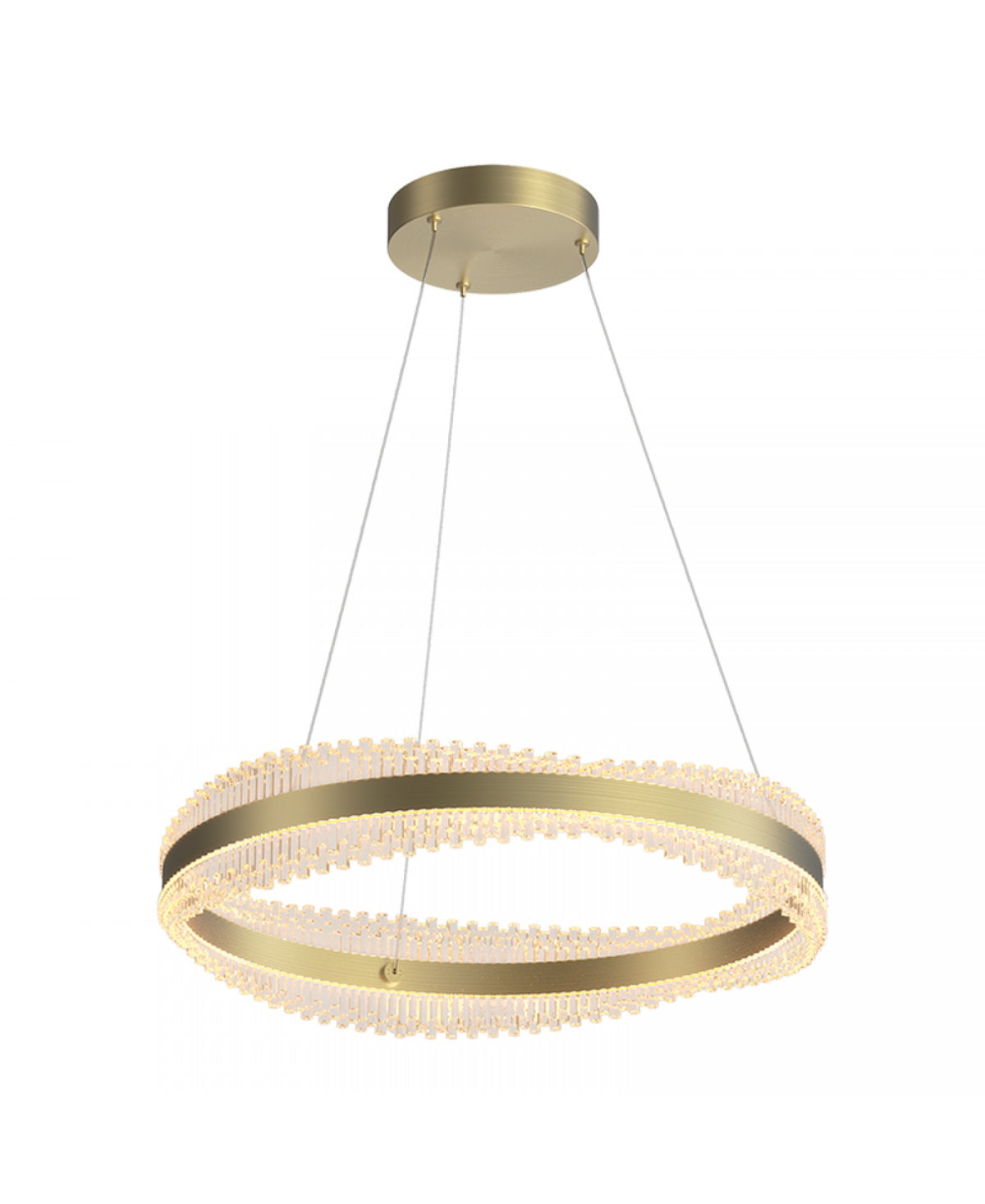 Suspension ZAMBELIS D600 58W Dimmable DESIGN Or Brosse 25412