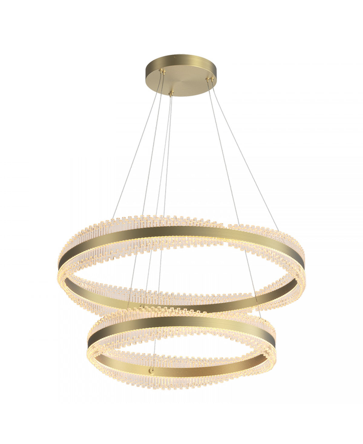 Suspension ZAMBELIS D800 118W Dimmable DESIGN Or Brosse 25413