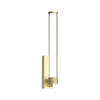 Applique Murale ZAMBELIS 9W Dimmable DESIGN Or Brosse 25445