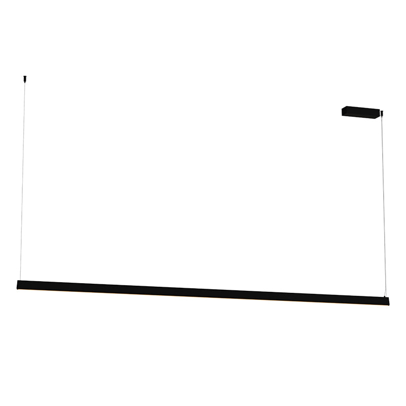 Suspension ZAMBELIS 202cm 42W Dimmable DESIGN Noir Sable 2558