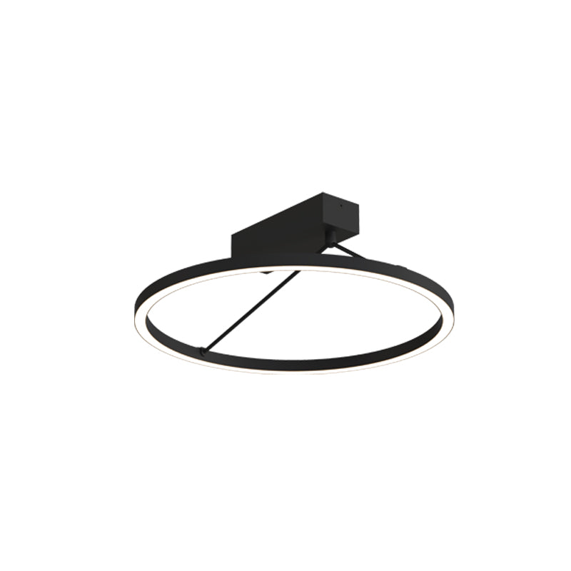 Plafonnier ZAMBELIS D400 26W Dimmable DESIGN Noir Sable 2561