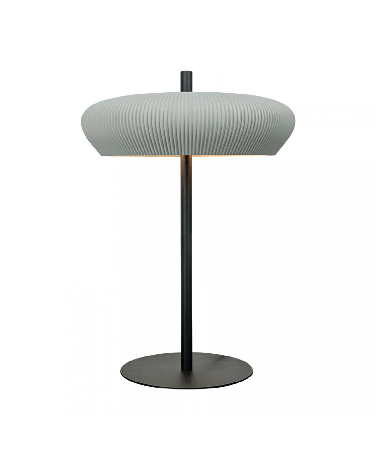 Lampe sur Table ZAMBELIS 2xG9 DESIGN Gris et Noir Sable Sans Source 2594