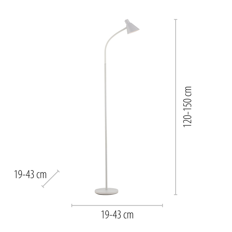 Lampadaire Pixie blanc