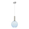 Suspension ZAMBELIS 5W DESIGN Verre Gris-Blanc Mat 2604