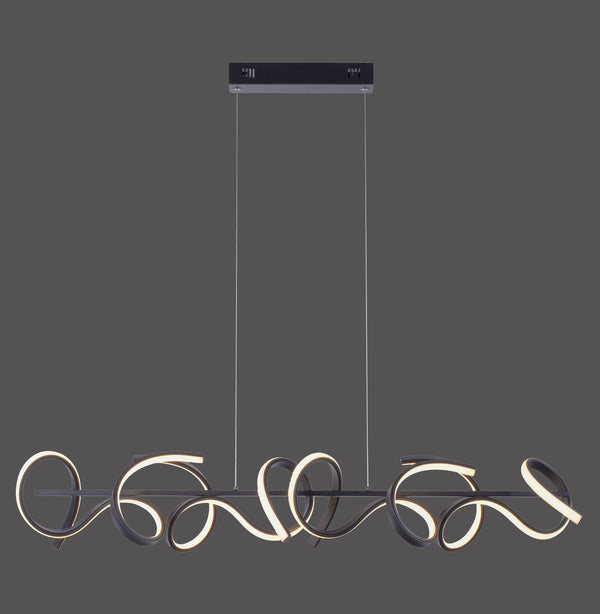 Suspension luminaire | Curls Noire