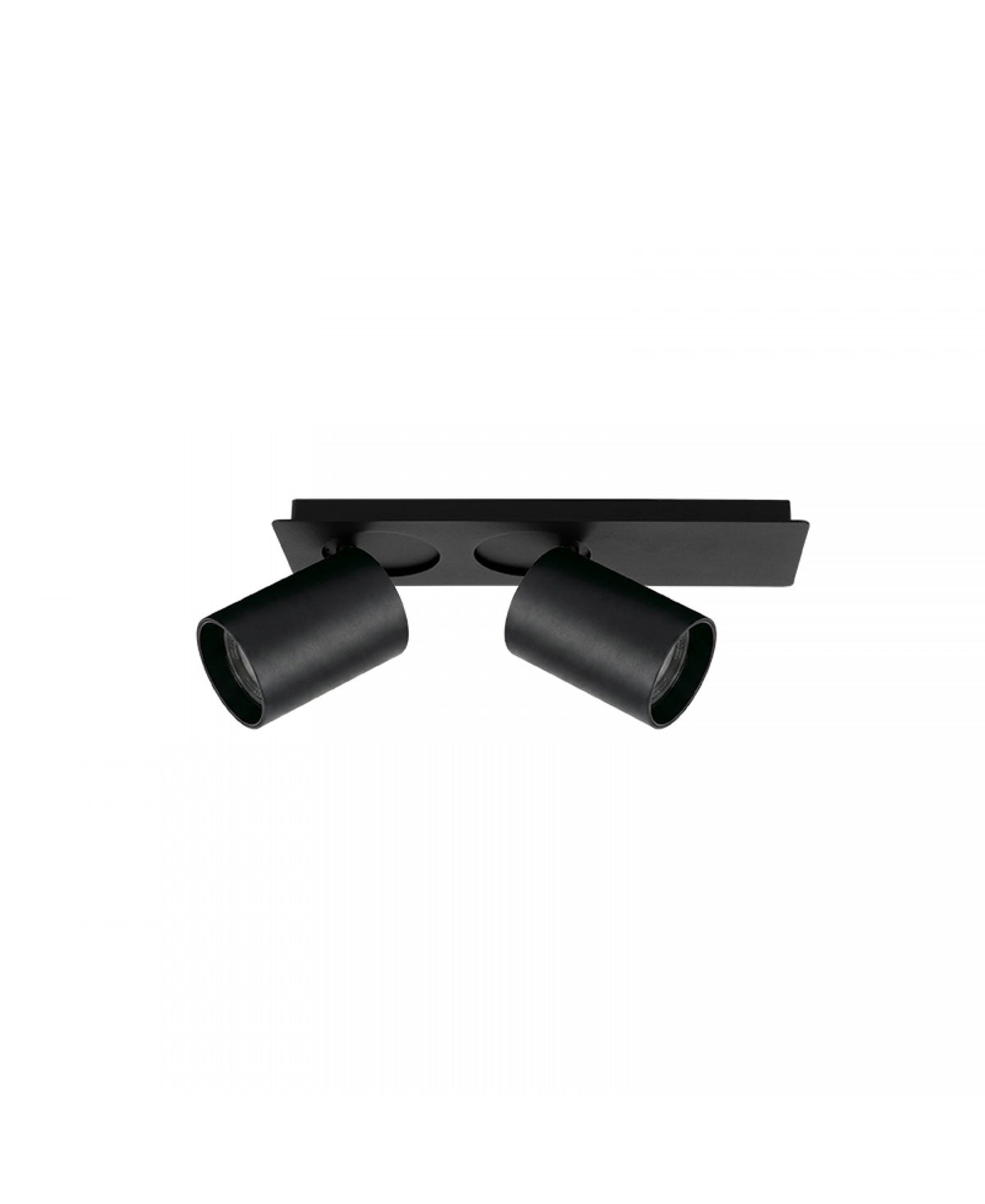 Spot Plafond Double ZAMBELIS 10W DESIGN Noir Mat 2627