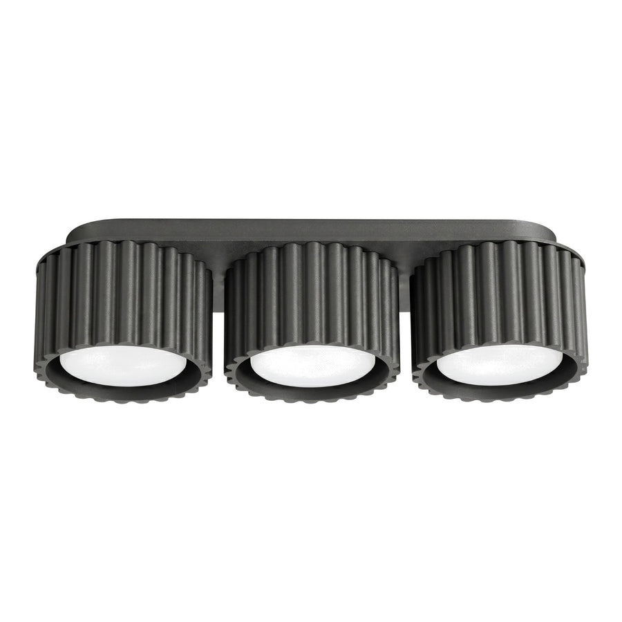 Plafonnier AURA 3 GX53 Noir