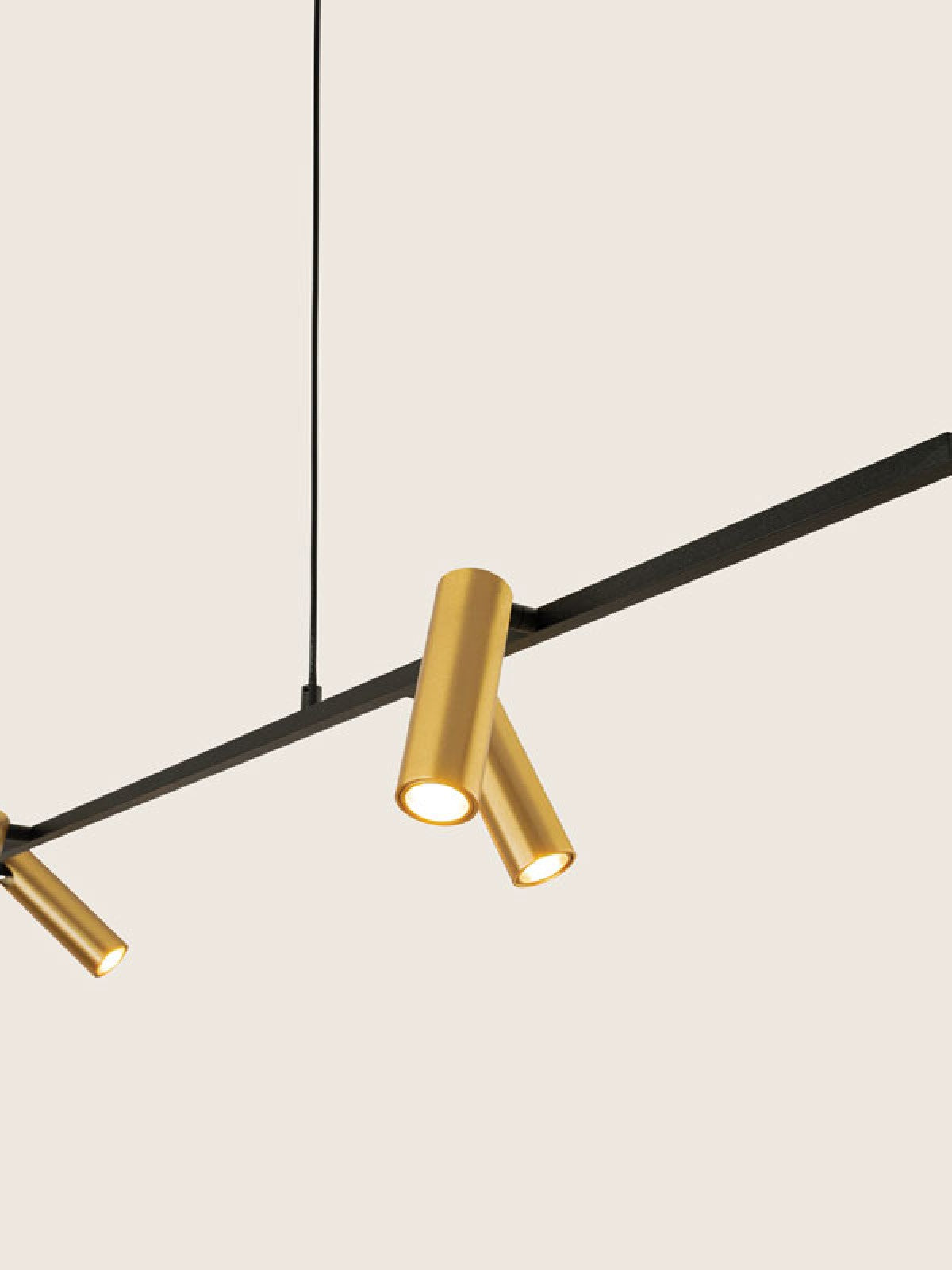 Suspension Lineaire ZAMBELIS 29W DESIGN Noir Mat 2633