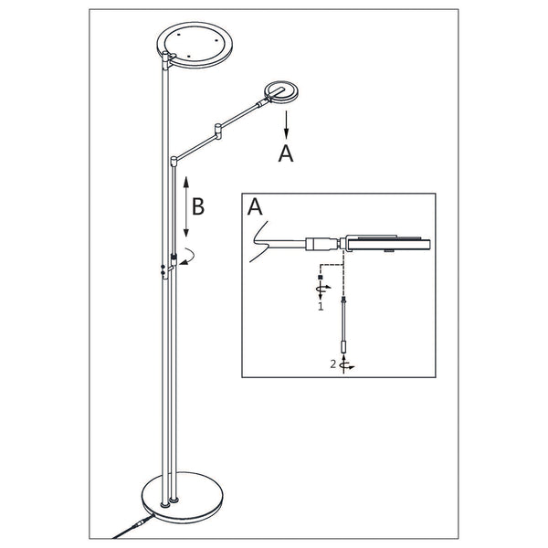 Modern Turound Floor Lamp