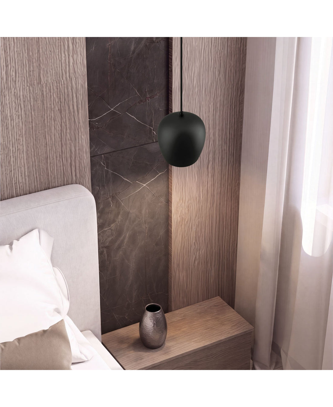 Suspension ZAMBELIS 40W DESIGN Rose Beige Gypse 2662