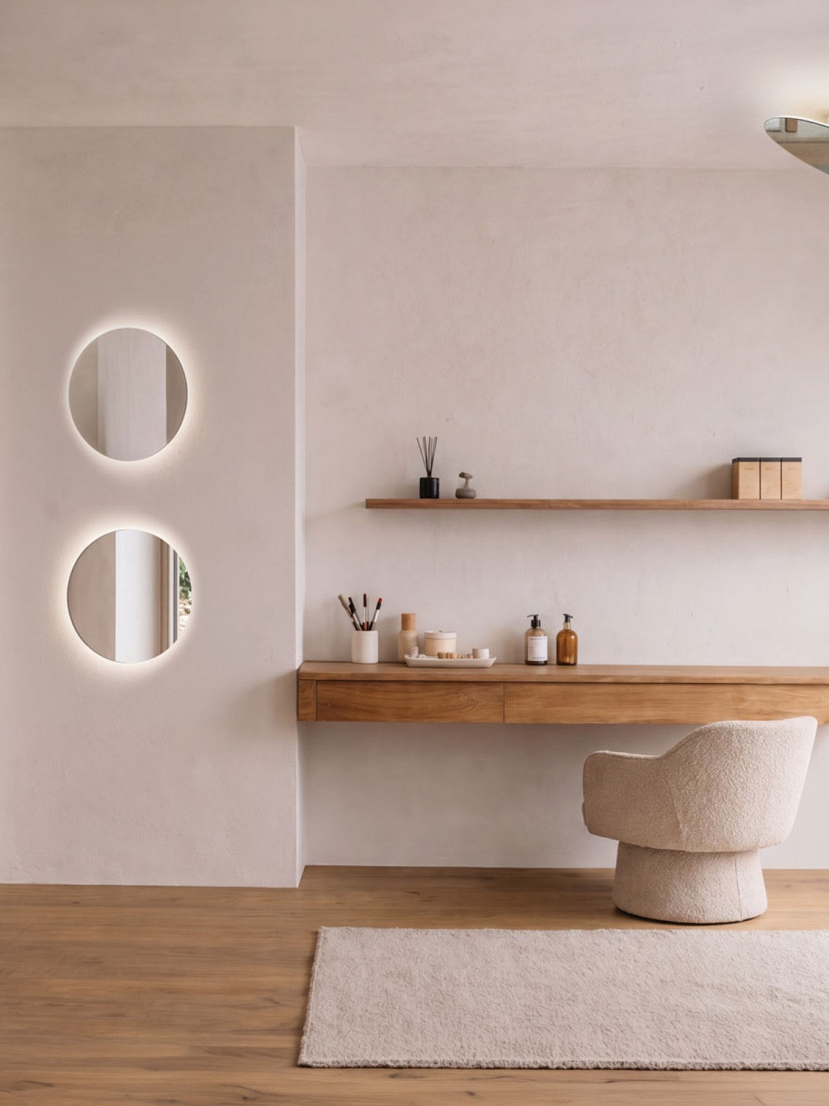 Miroir LED ZAMBELIS 10W IP20 DESIGN Blanc Mat 2667