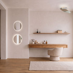Miroir LED ZAMBELIS 7W IP20 DESIGN Blanc Mat 2666