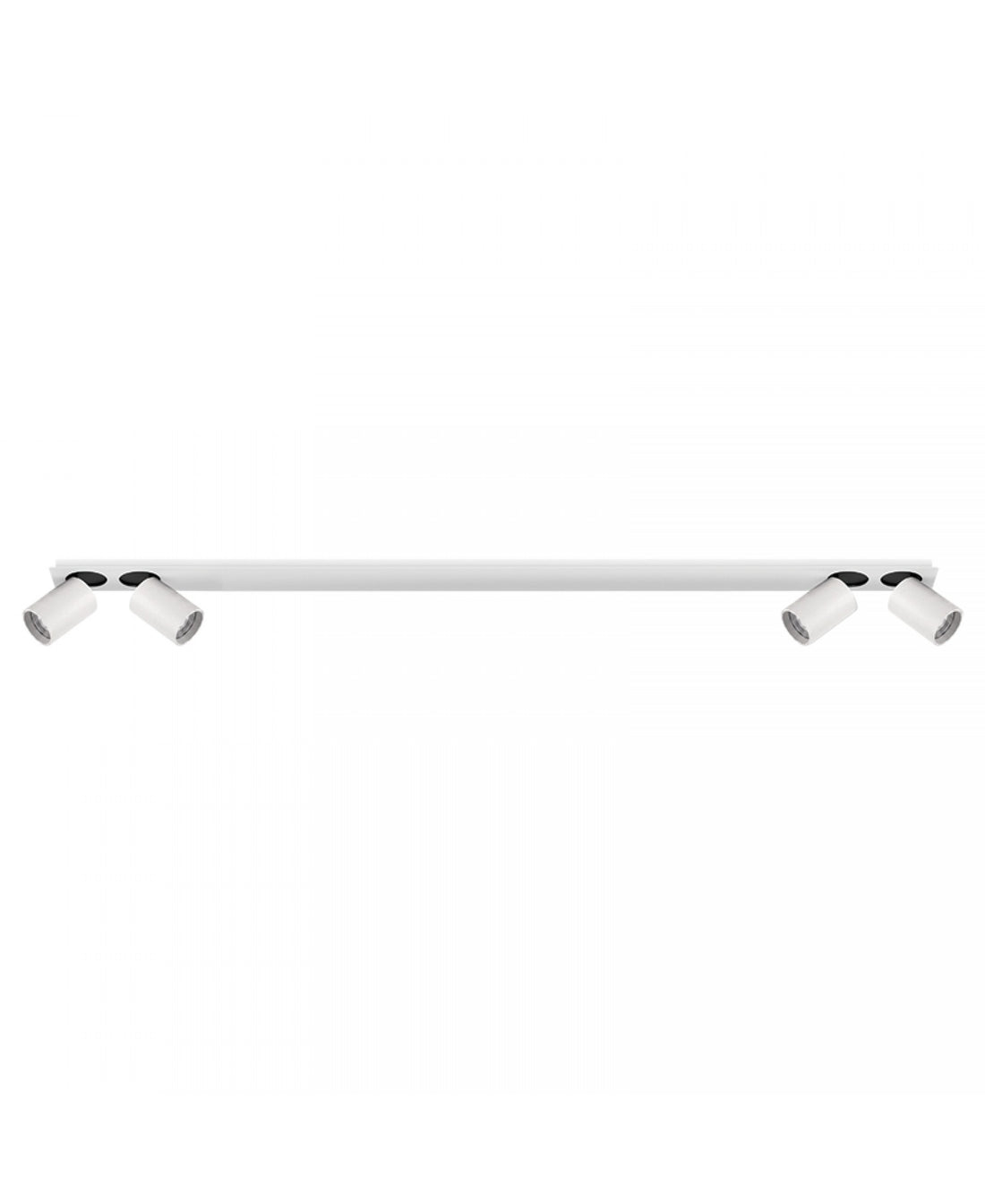 Spot Plafond Quadruple ZAMBELIS 20W DESIGN Noir Mat 2671