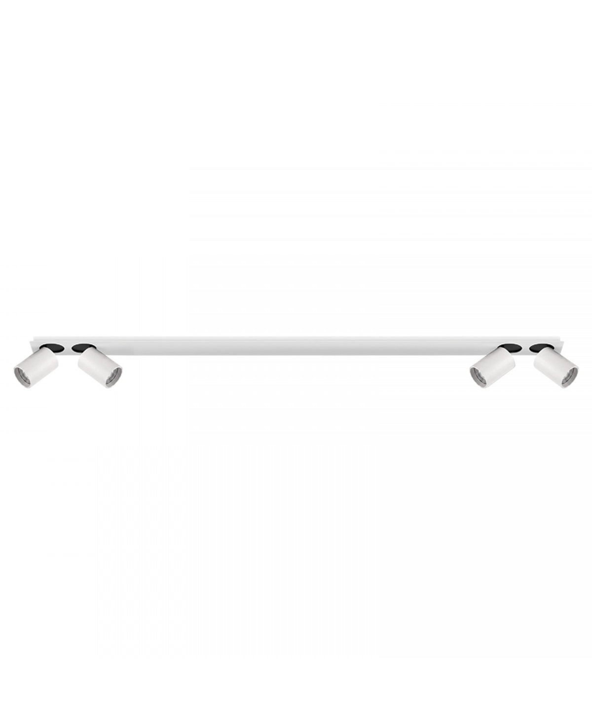 Spot Plafond Quadruple ZAMBELIS 20W DESIGN Noir Mat 2671