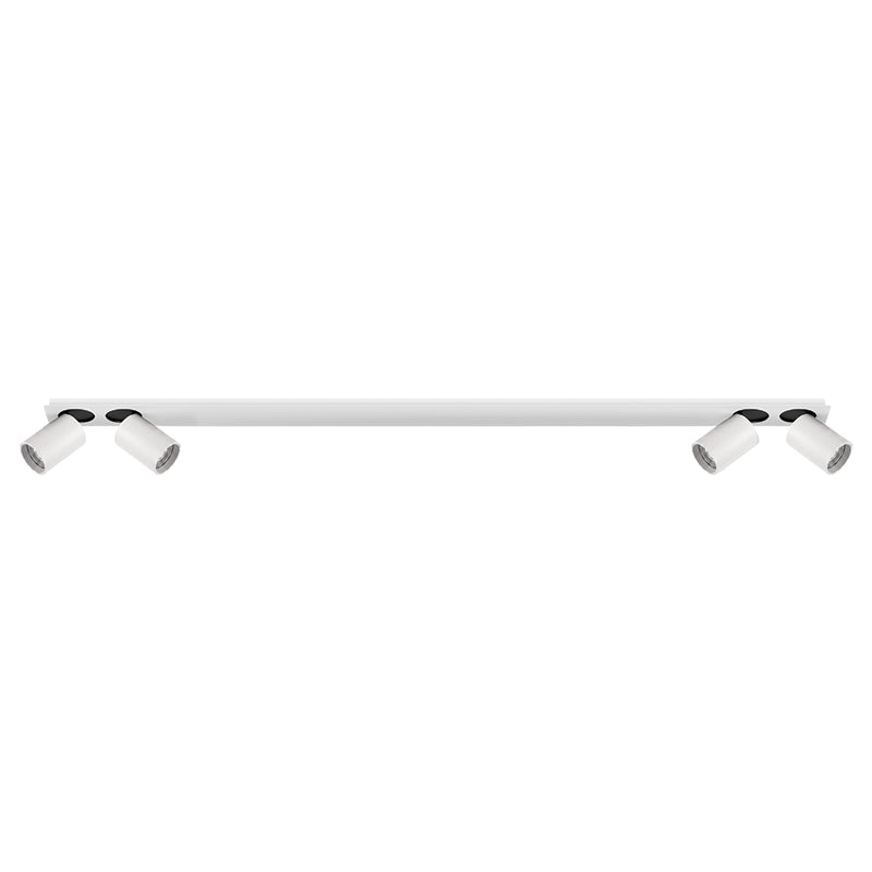Spot Plafond Quadruple ZAMBELIS 20W DESIGN Noir Mat 2671