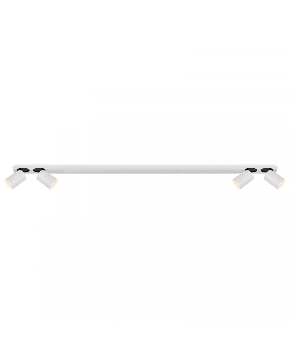 Spot Plafond Quadruple ZAMBELIS 20W DESIGN Noir Mat 2671