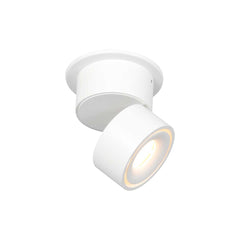 Fez 2673W 1-light white spotlight, dimmable, adjustable and tiltable