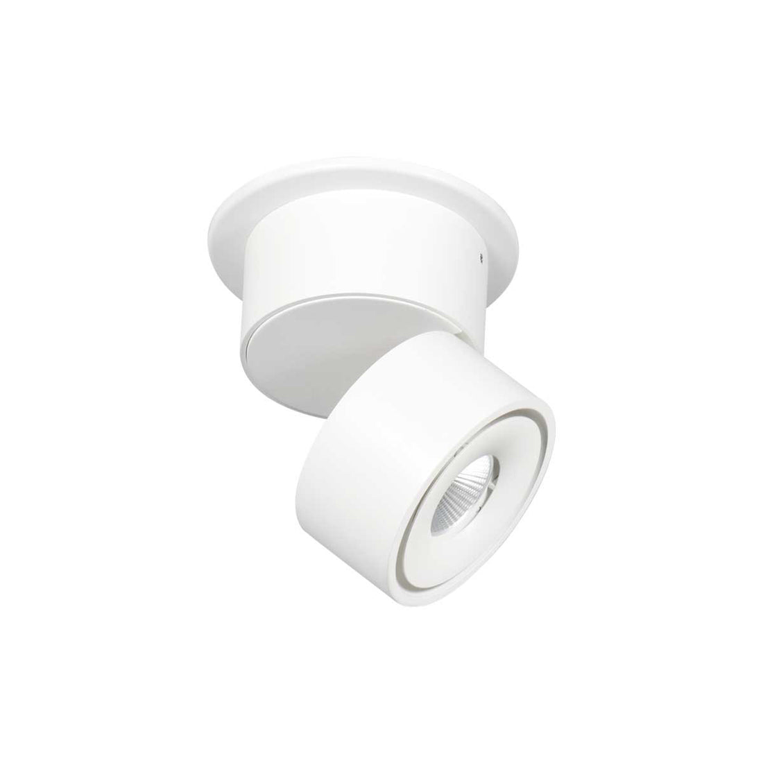 Fez 2673W 1-light white spotlight, dimmable, adjustable and tiltable