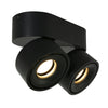 2-Light Modern Black Spotlight