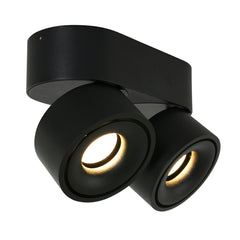 2-Light Modern Black Spotlight