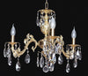 EL855302 brass chandelier