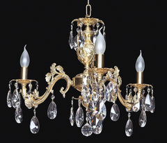 EL855302 brass chandelier