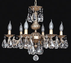 EL860609PT brass chandelier