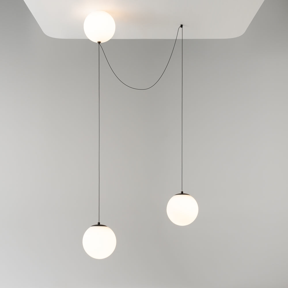 Twins Suspension luminaire noir