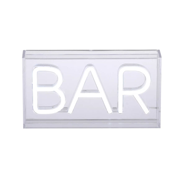 Applique murale Neon-Bar blanche