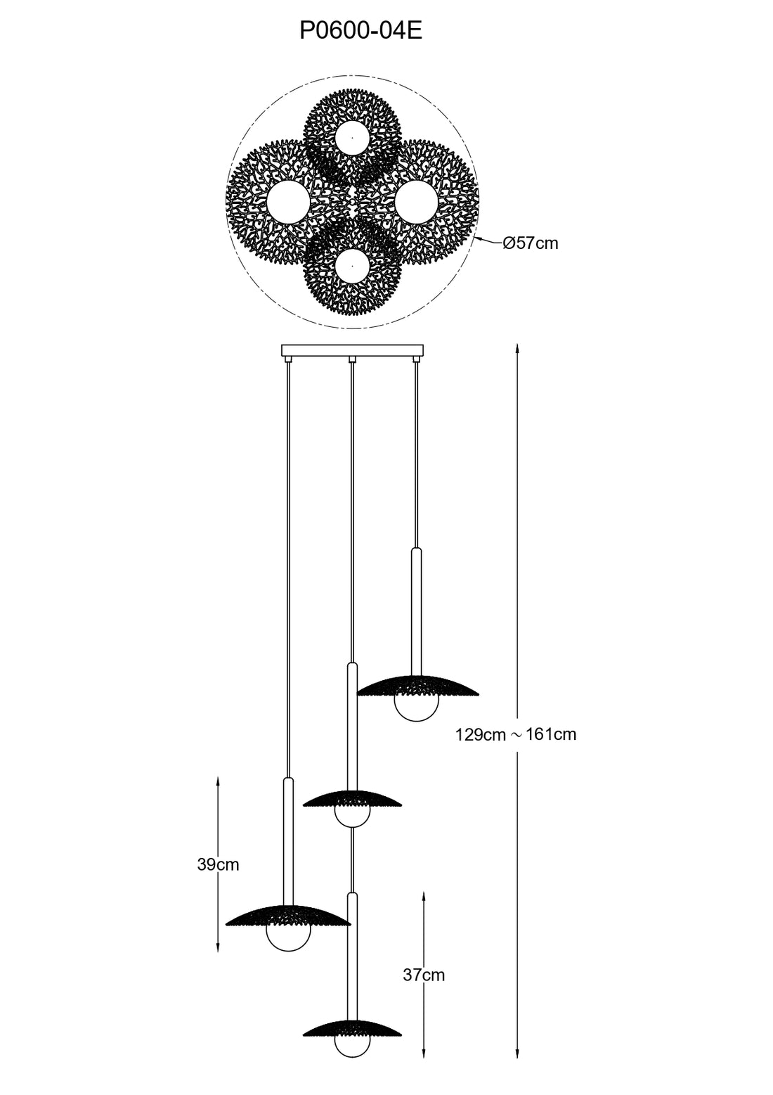 Suspension luminaire | Beldanessa
