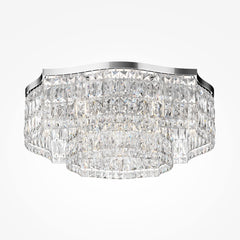 Dune silver ceiling light