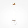 Basic form Gold pendant light