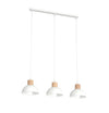 Seco white pendant light, 3 lights