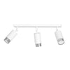 Hiro 3-light spotlight, white and chrome