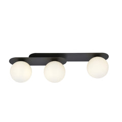 Industrial-style black ceiling lights