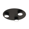 Bolx 3-light black ceiling light