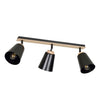 3-light black Atlas spotlight