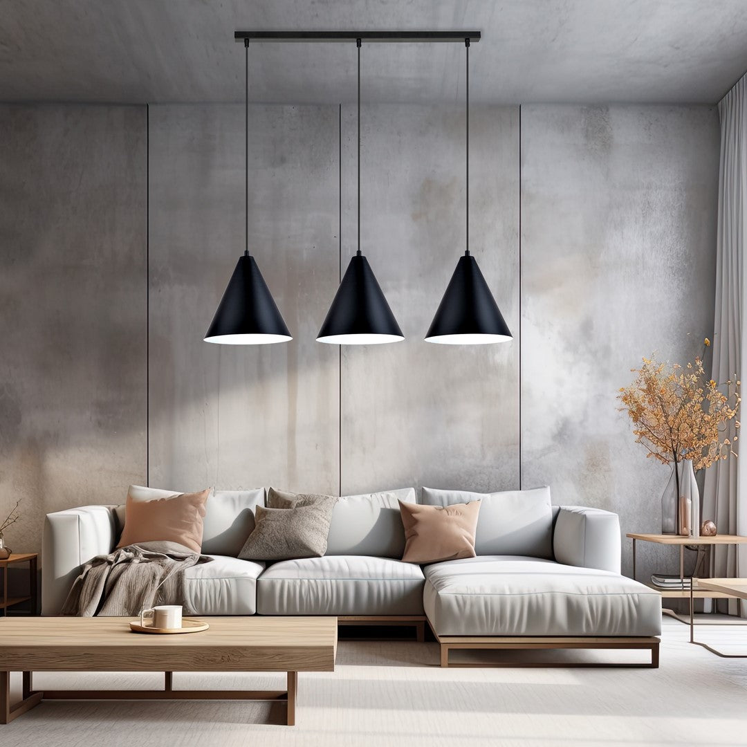 Black and white Rebel pendant light