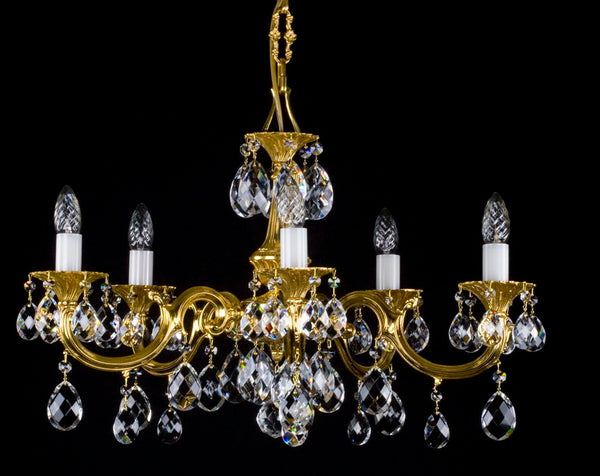 Brass chandelier L337CLN