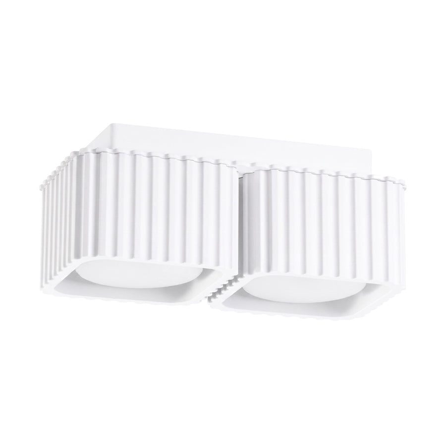 Plafonnier RIFF 2 GX53 Blanc